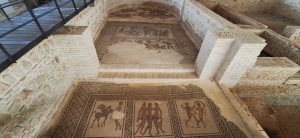 oecus de la villa romana Fuente Álamo en Puente Genil