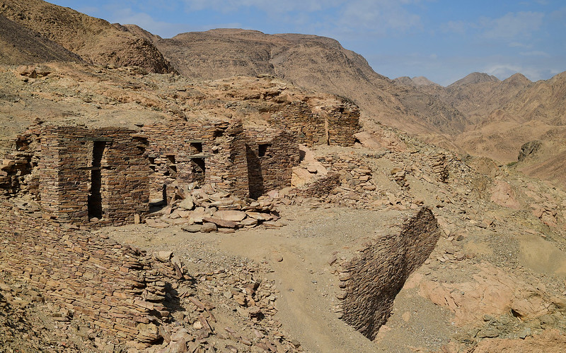 edificaciones en Wadi Sikait, Mons Smaragdus
