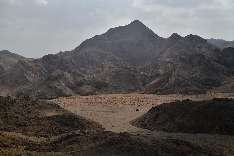 panorámica del Wadi Sikait, la mina de esmeraldas de Mons Smaragdus