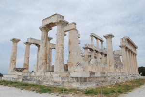 Templo de Afaia en la isla griega de Egina