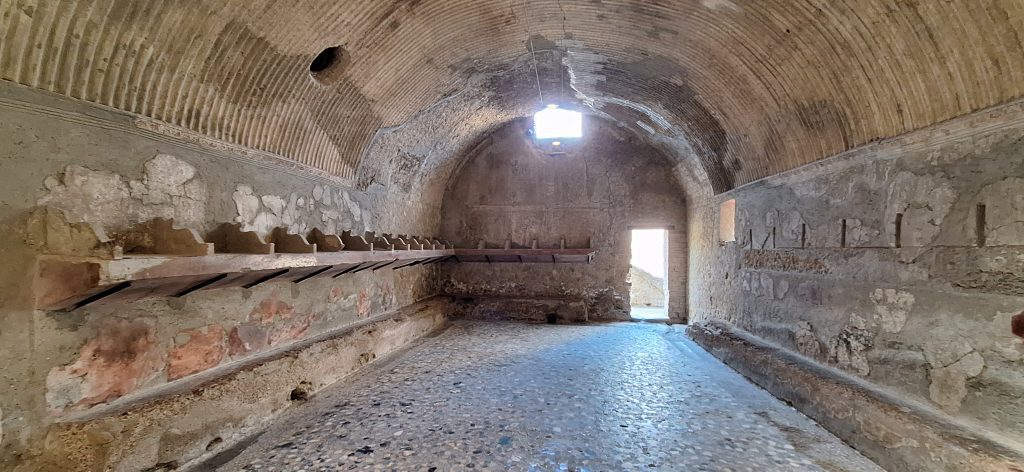 termas centrales de Herculaneum