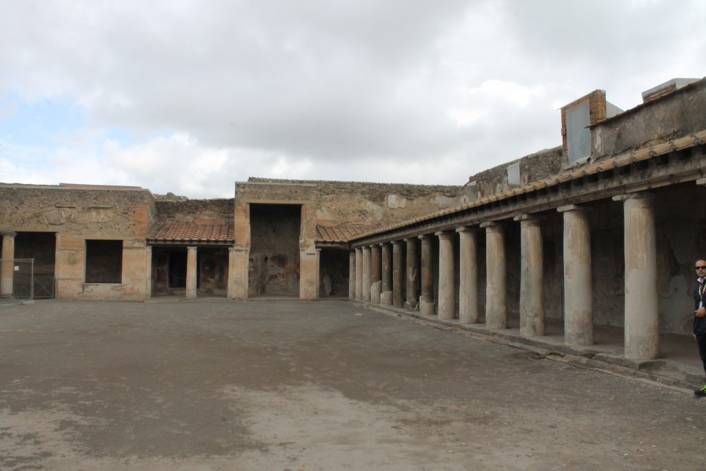 palestra de las termas stabianas en Pompeya