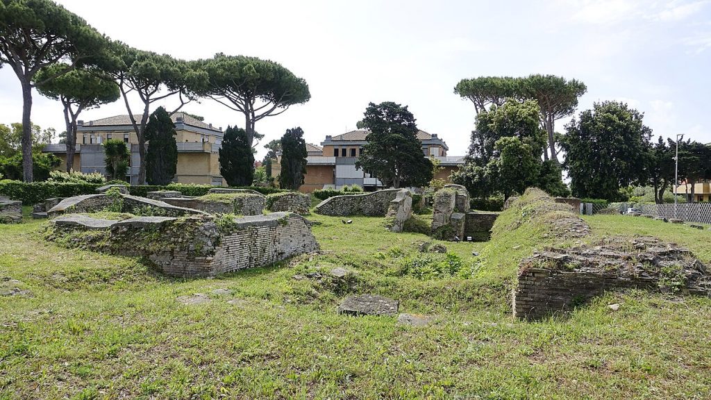 vestigios del teatro romano de Anzio