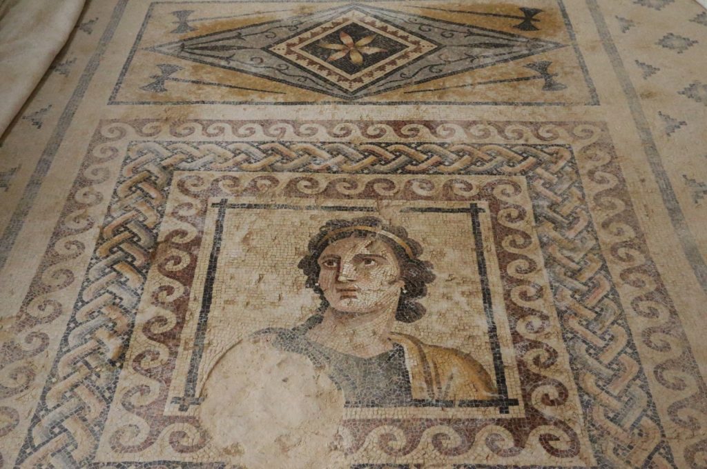 mosaico de la Casa de las Musas