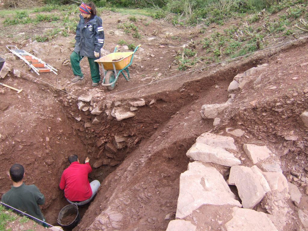 excavación en Ornedo