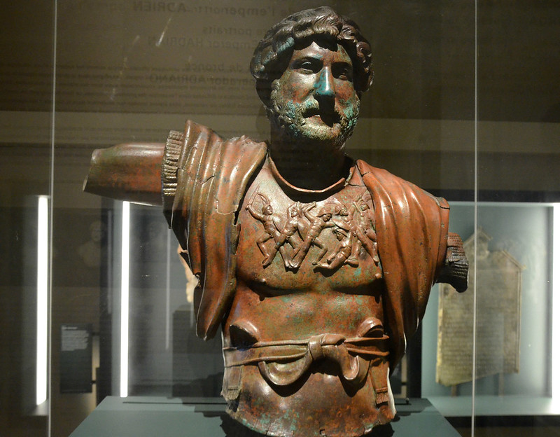 busto del emperador Adriano hallado en israel
