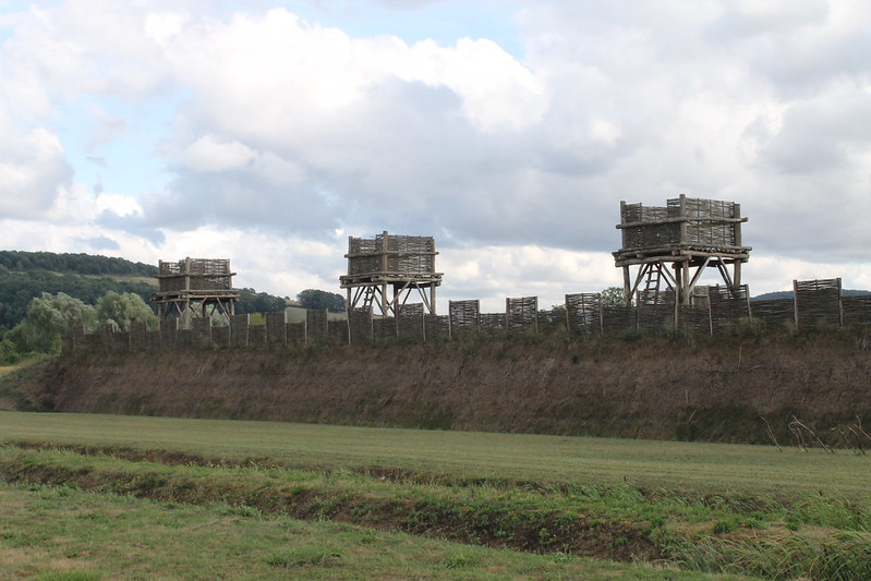 recreaciones de la batalla de Alesia en el Centro de Interpretación