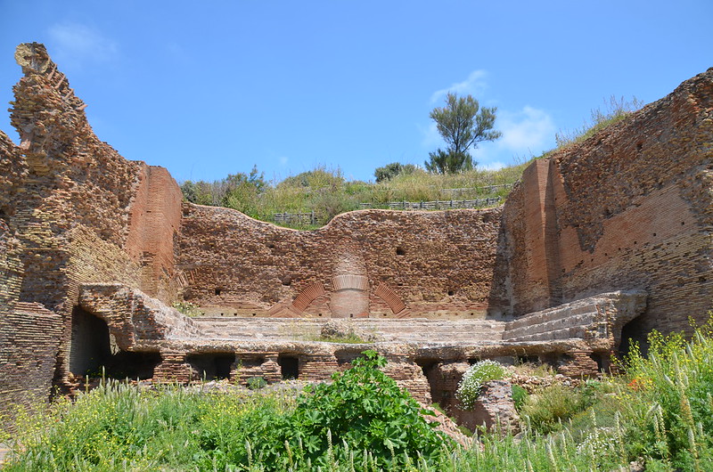 Caldarium de las termas imperiales de Anzio