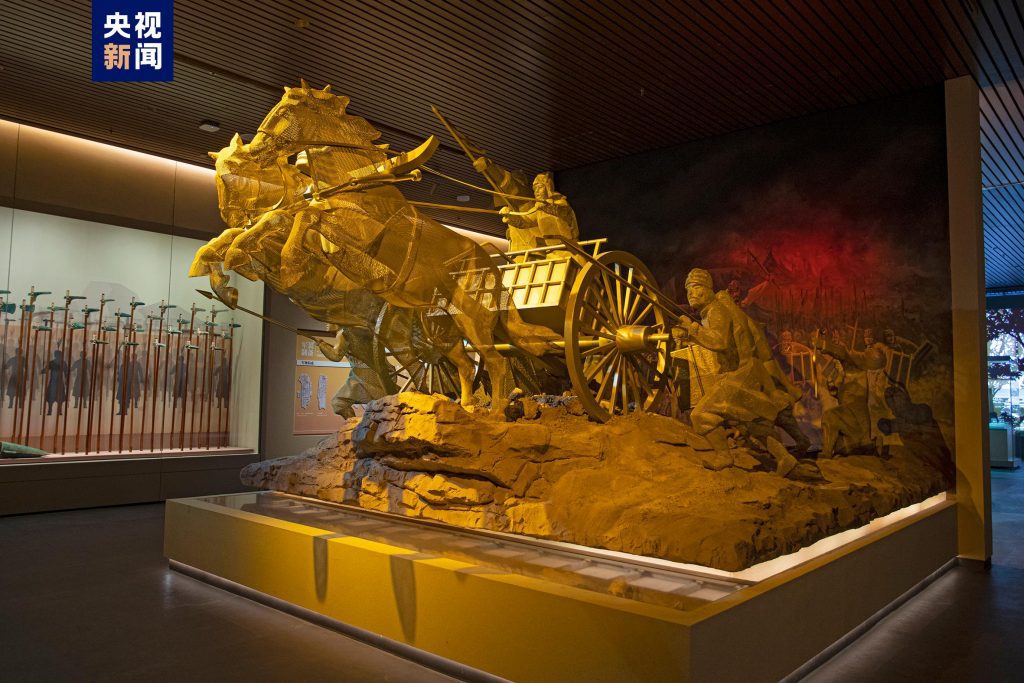 grupo escultórico de Fu Hao en el museo Yinxu