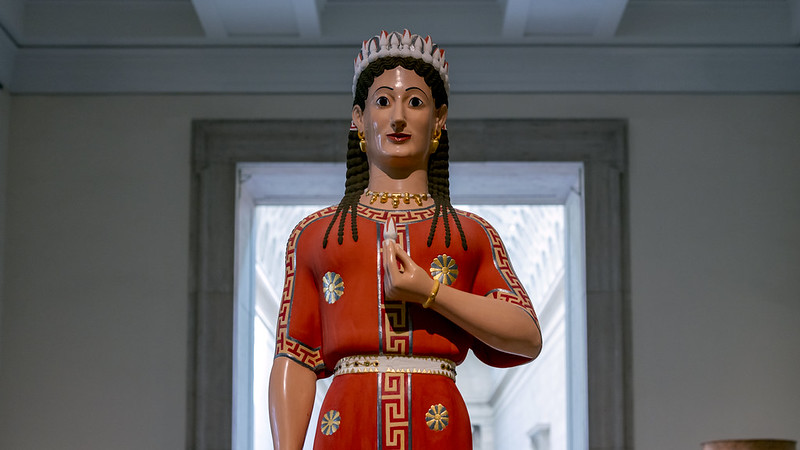 escultura policromada de la Koré de Quíos, Vinzenz Brinkmann