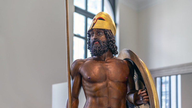 escultura policromada de los Guerreros de Riace, Vinzenz Brinkmann