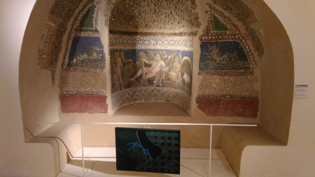 Nicchia Musiva en el museo arqueológico de Anzio