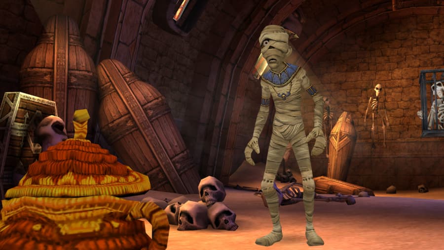escena del videojuego Sphinx and the Cursed Mummy