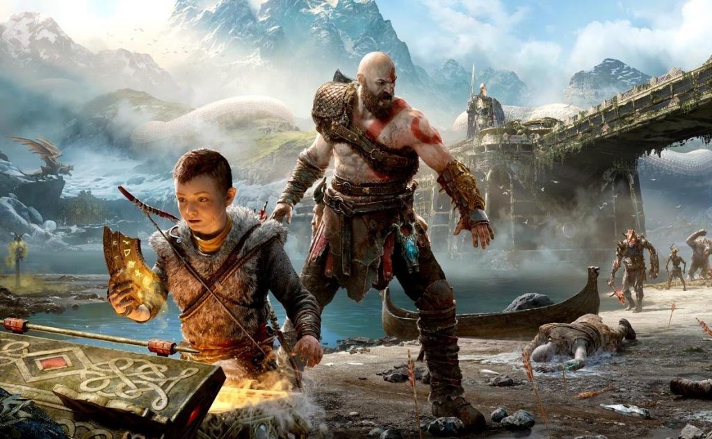 escena del videojuego God of War