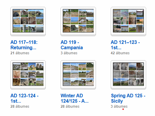 fotografías de los viajes de Adriano de Carole Raddato