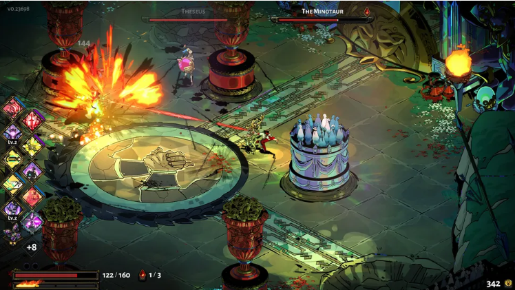 escena del videojuego Hades