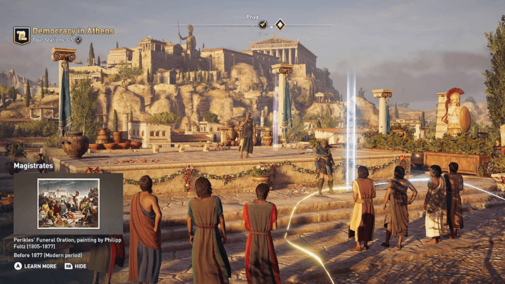 escena del Assasin's Creed Odissey, ambientado en la Antigua Grecia