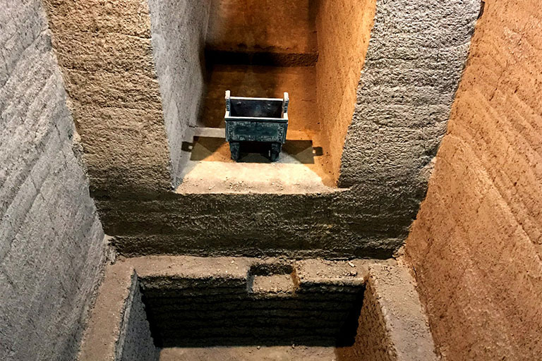 una de las tumbas reales de Yinxu