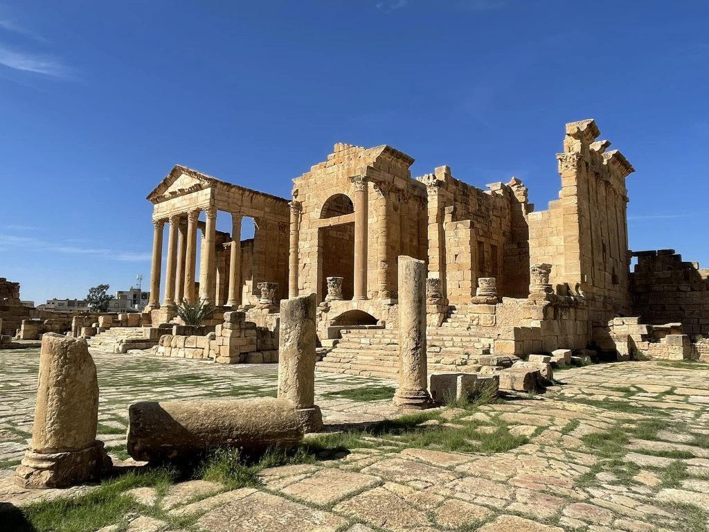 templos romanos en Sbeitla, Túnez