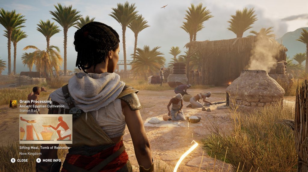 escena del juego Assasin's Creed, antiguo Egipto