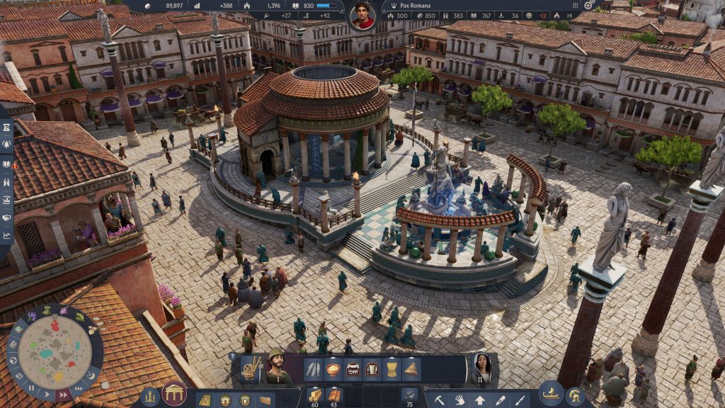 escena del juego Anno 117: Pax Romana