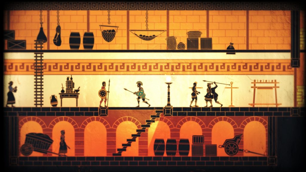 escena del videojuego Apotheon