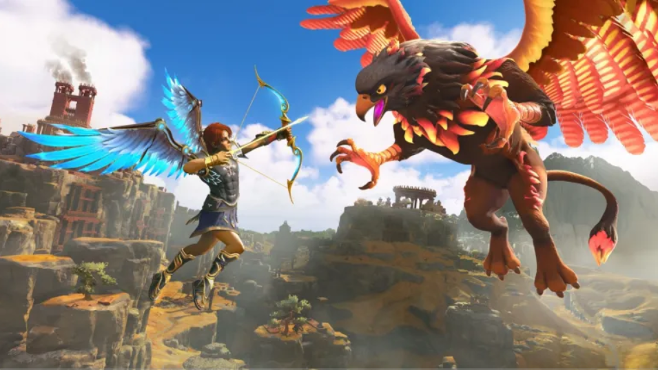 escena del videojuego Immortals Fenyx Rising