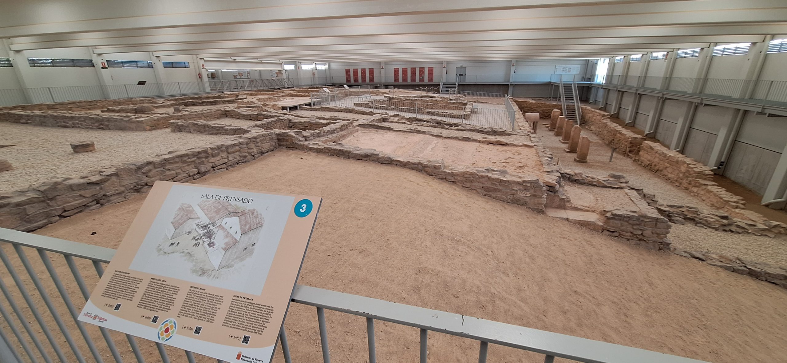Torcularium de la villa romana de Arellano