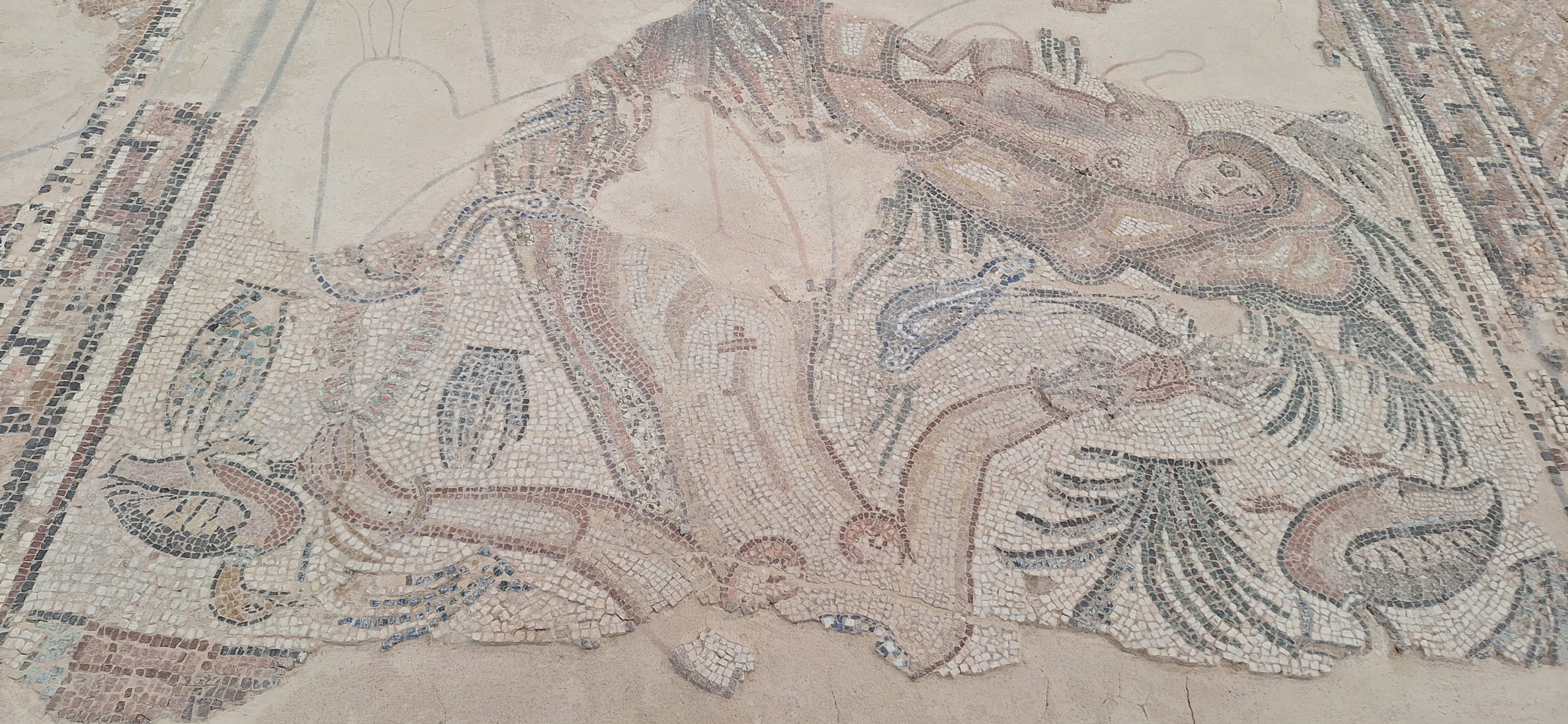Mosaico de la villa romana de Arellano