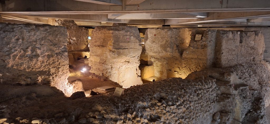 restos del foro romano de Zaragoza