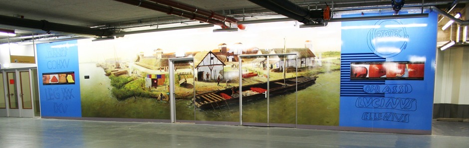 Drive-in Museum en Woerden con replicas de barcos romanos
