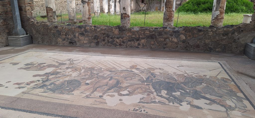 Mosaico de Alejandro en la casa del Fauno de Pompeya