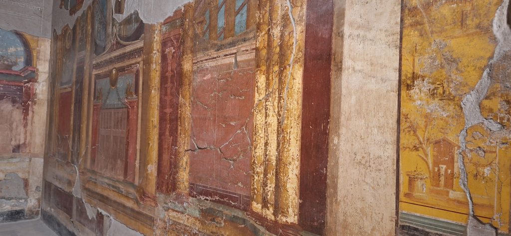 pinturas murales de Villa Popea en Oplontis