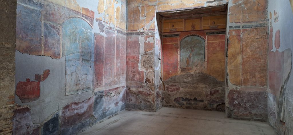 pinturas murales de Villa Popea en Oplontis