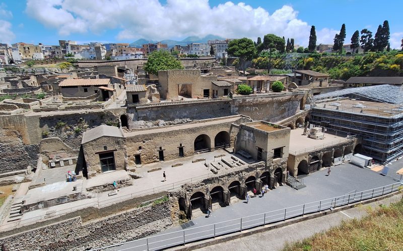 Vista panorámica de Herculaneum