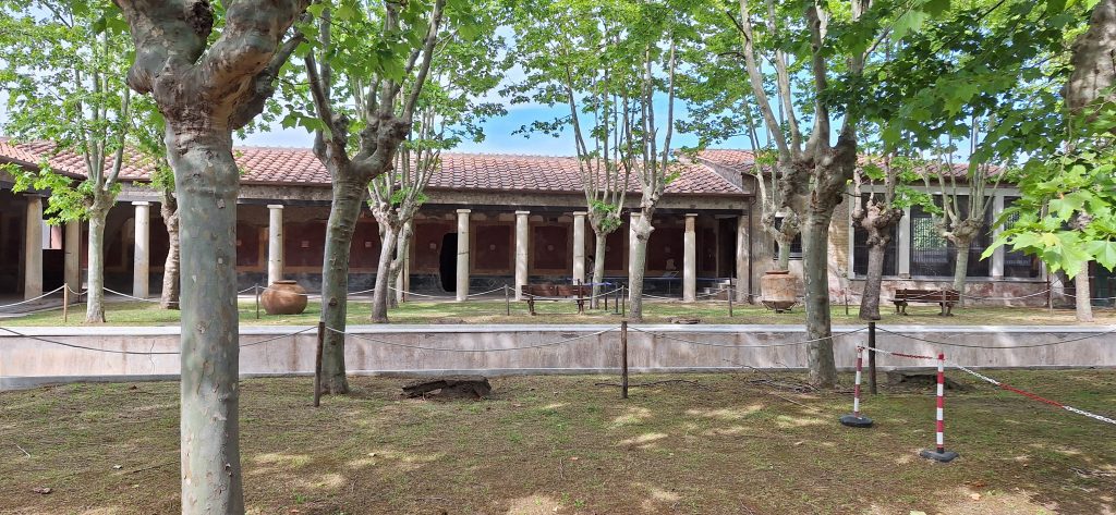 Peristilo en Villa San Marco en Stabiae