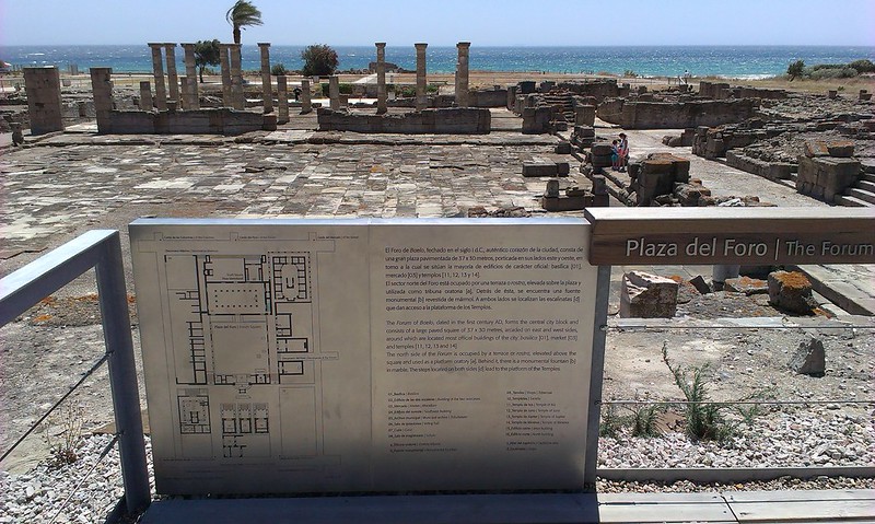 plaza del foro de Baelo Claudia