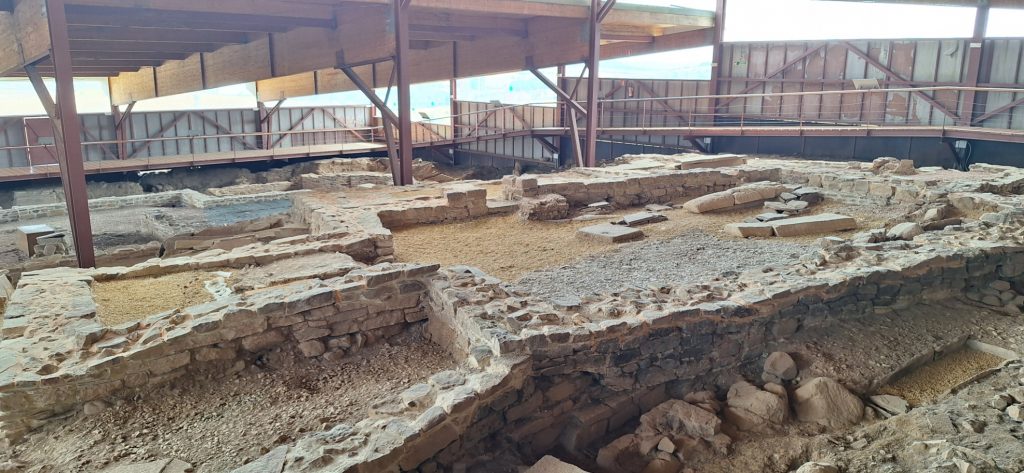 iglesia altomedieval en el arqueositio de Camesa-Rebolledo
