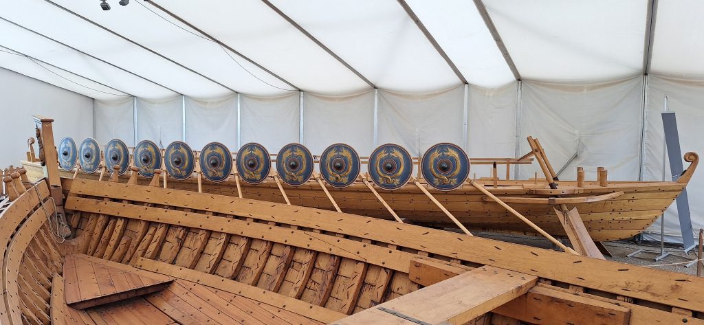 recreación de barcos romanos en Xanten
