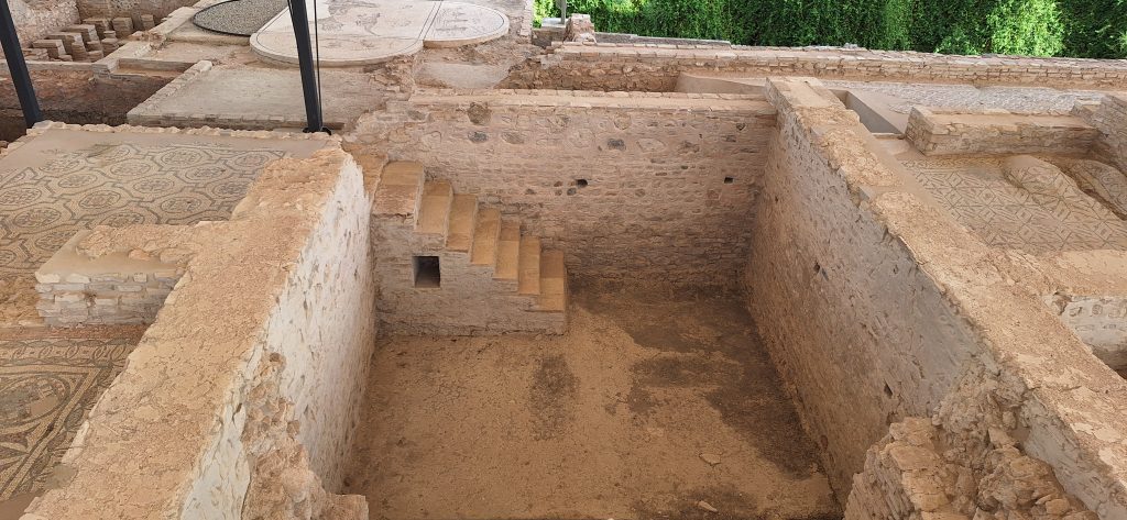 Sala subterránea para uso en verano en la villa romana de Puente Genil