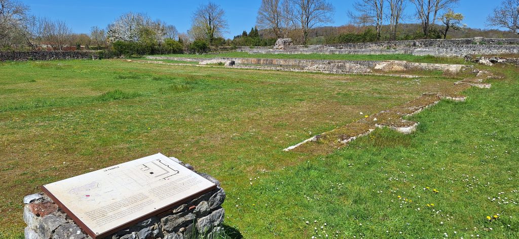 templo situado en las proximidades de las termas del Foro de Saint-Bertrand-de-Comminges