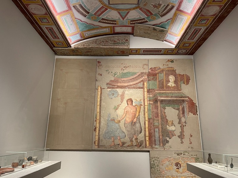 Frescos de villas romanas en el Museo Narbo Via
