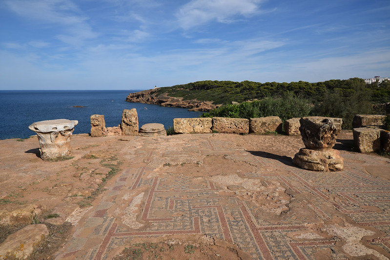 mosaicos de la Gran Basílica de Tipasa, Argelia