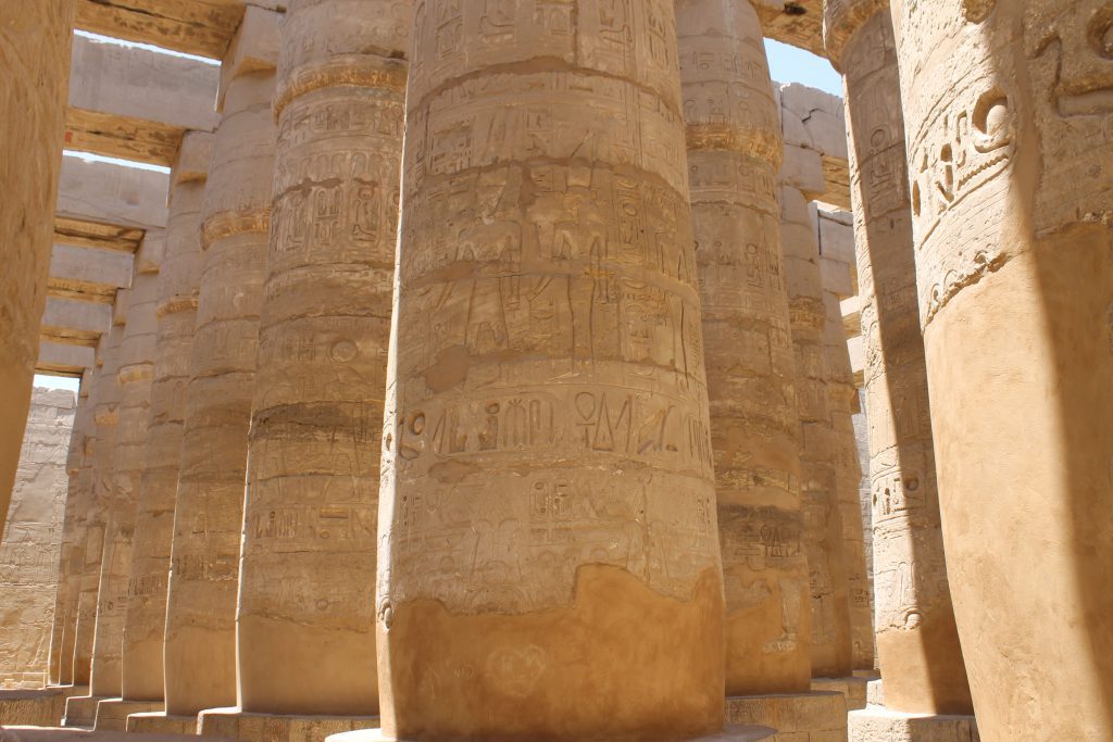 Sala hipostila del templo de Karnak