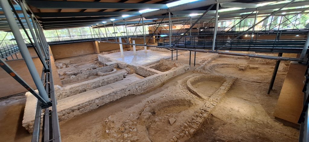 jardín oriental de la casa de Hippolytus en Complutum