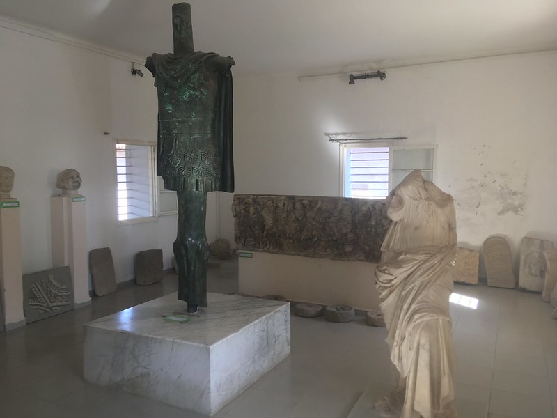esculturas romanas en el museo de Hippo Regius, Annaba