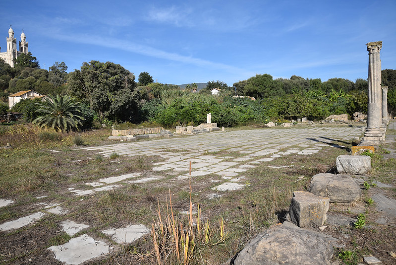 Plaza del foro romano de Hippo Regius, Annaba