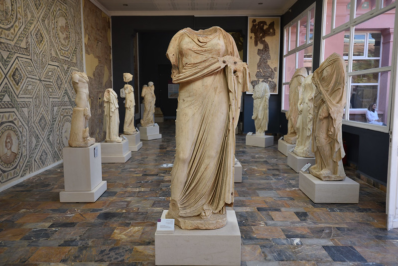 esculturas romanas en el museo arqueológico de Cherchell
