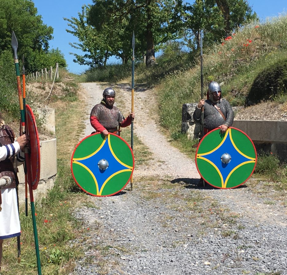 Soldados de la Cohors I Gallica en Iruña Veleia