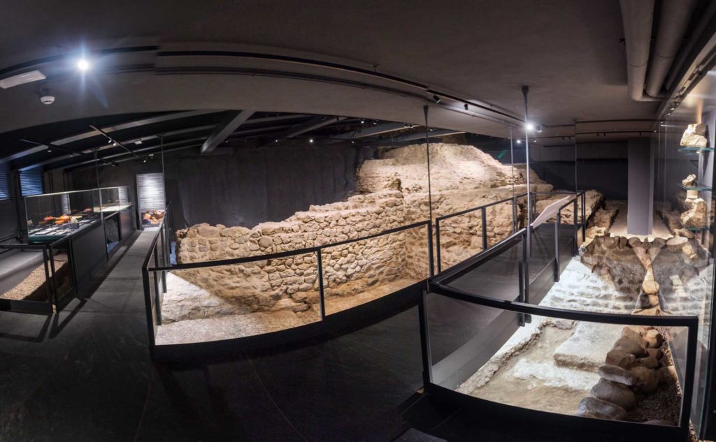 Museo Pons Drusi con vestigios del Bolzano romano